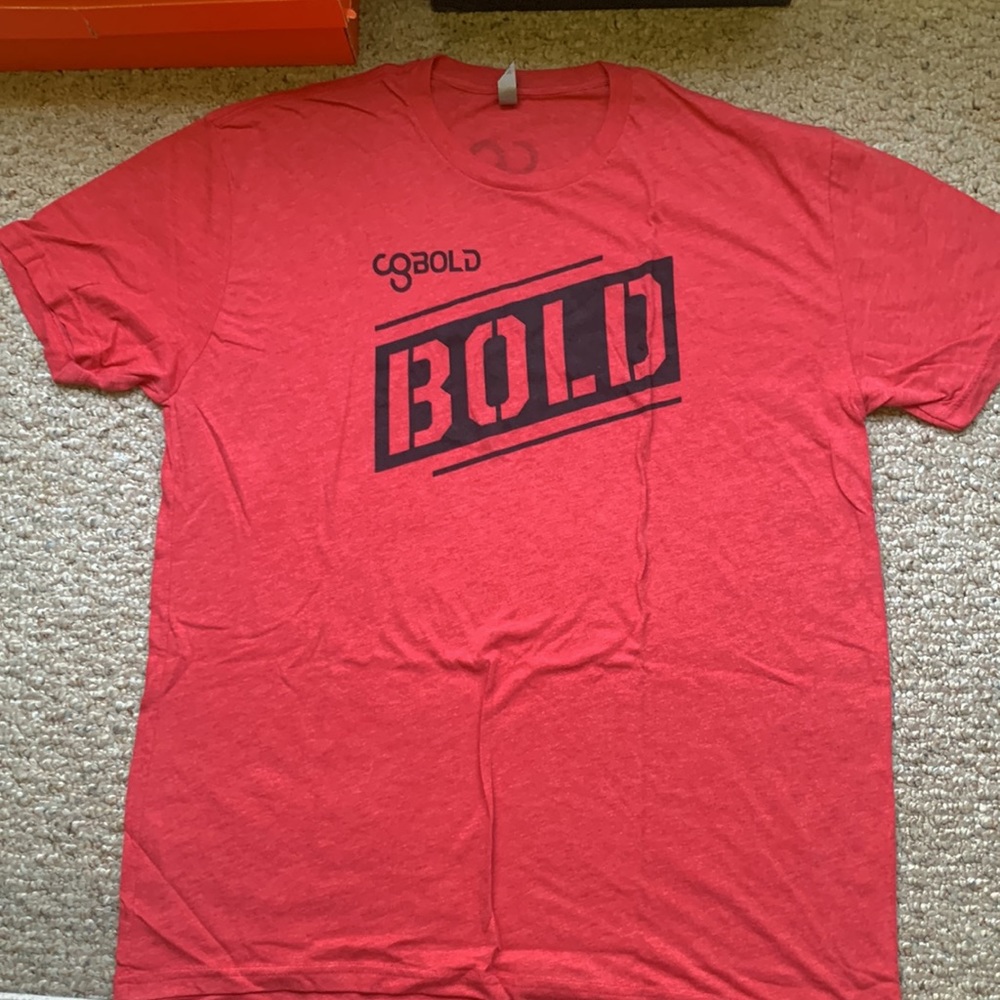 CAMP GLADIATOR • CG BOLD Red And Black Short Sleeve XXL T-Shirt